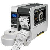 fraktetiketter och otryckta etiketter. QR kod